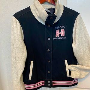 Ladies Harley Davidson collegiate jacket